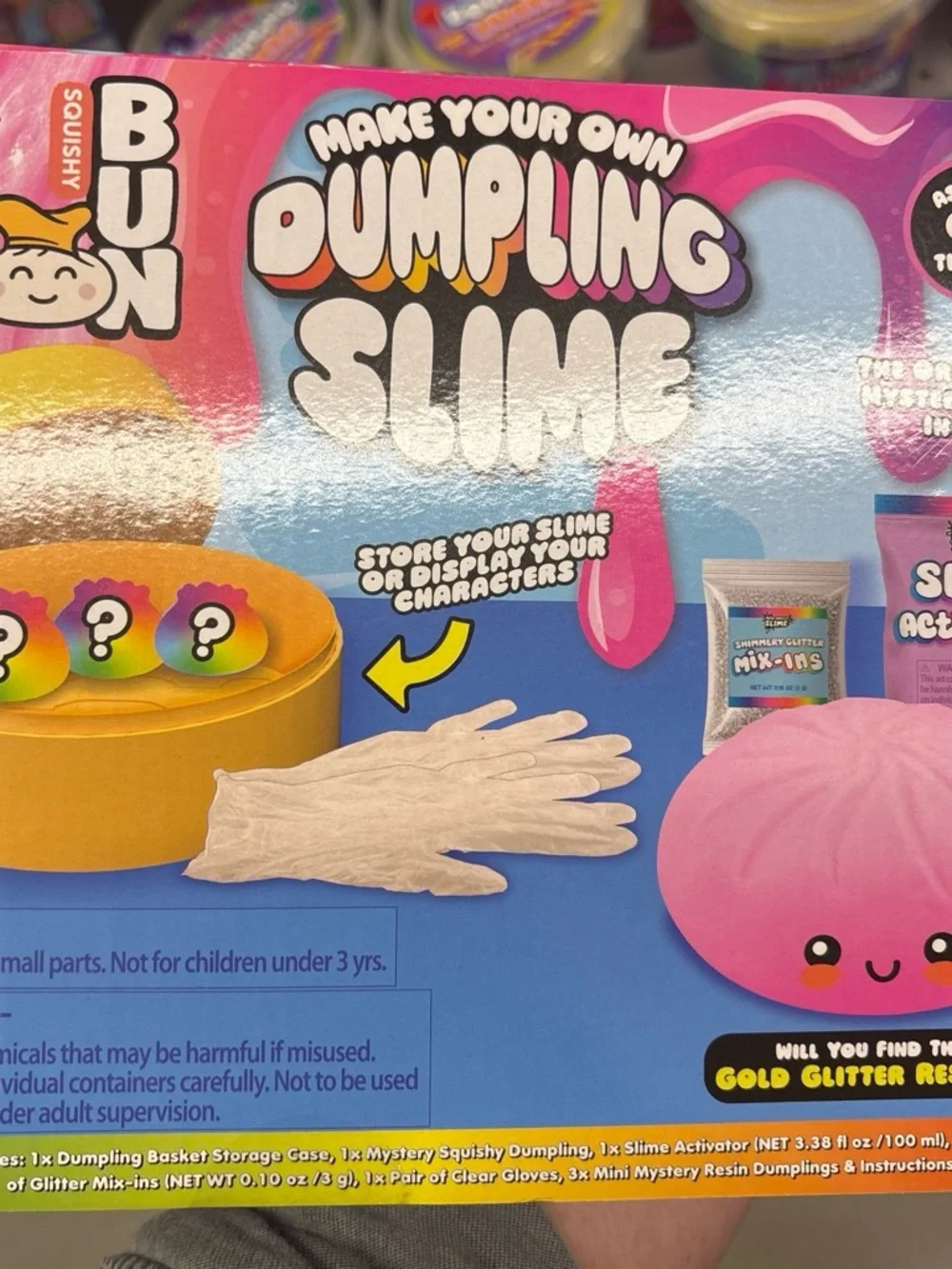 Make Your Own Dumpling Slime Kit - Pink